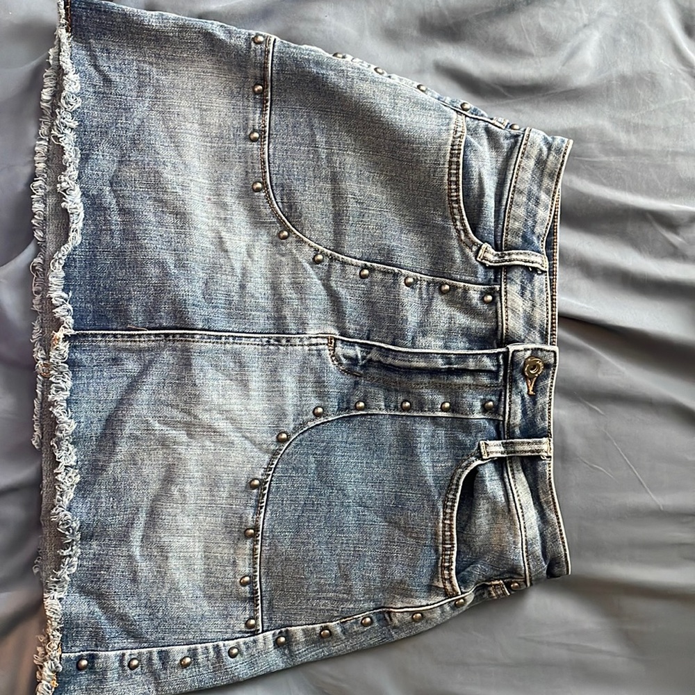 Low-rise Biker Skirt